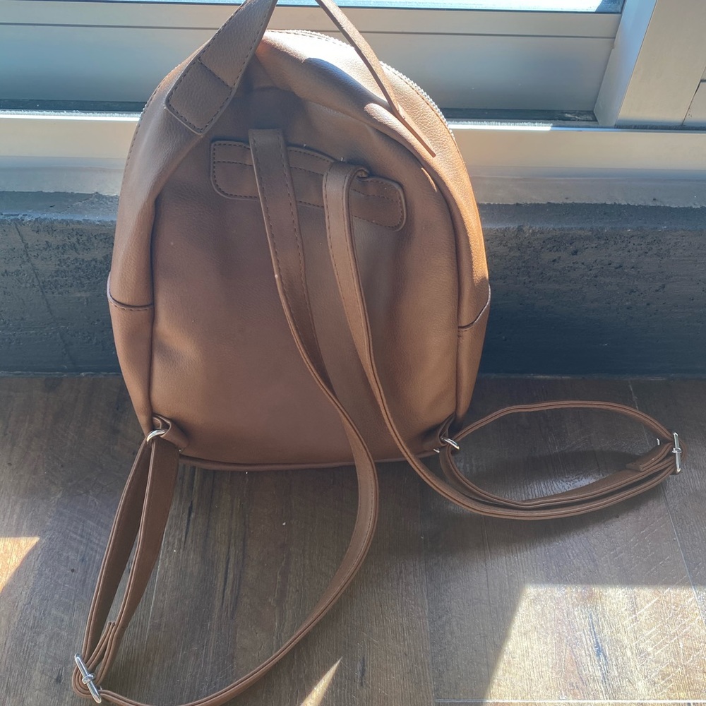 Brown Mini Backpack - Picture 2 of 3